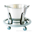 Hospital Stainless Steel Kick Bucket